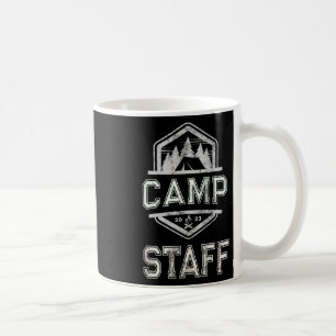 Vintage Camp Staff Summer Campground Host Crew Cou Coffee Mug