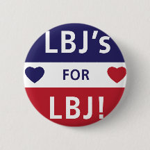Vintage Campaign Logo LBJ