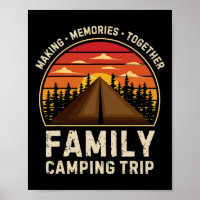 Vintage Camper Camp Family Camping Trip 2025 Match