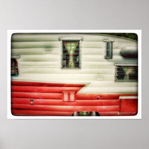 Vintage Camper Poster