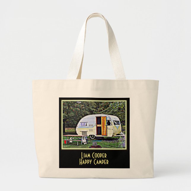 Vintage Camper Tote (Front)