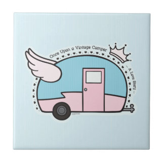 Vintage Camper Trailer Tile