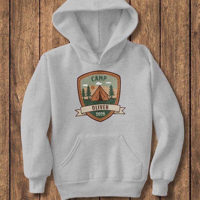 Vintage Camping Badge Personalized (Creator Uploaded)