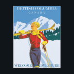 Vintage Canada Travel Postcard<br><div class="desc">Vintage Travel Ad</div>