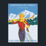 Vintage Canada Travel Postcard<br><div class="desc">Vintage Travel Ad</div>