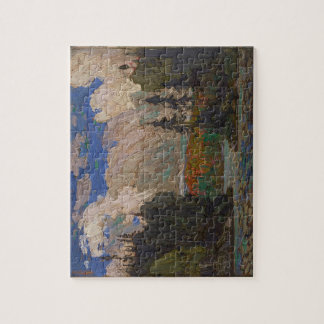 Vintage Canadian Painting Tom Thomson Black Spuce  Jigsaw Puzzle