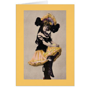 Vintage Cancan Woman