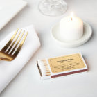 Vintage Candle Personalized Matches