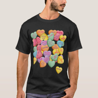 Vintage Candy Conversation Hearts For Anti Valenti T-Shirt