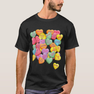 Vintage Candy Conversation Hearts For Anti Valenti T-Shirt