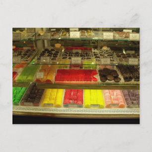 Vintage Candy Store Postcard
