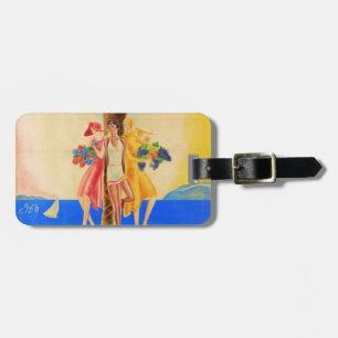 Vintage Cannes French Travel Luggage Tag