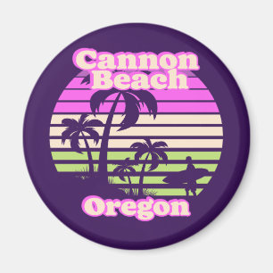 Vintage Cannon Beach Oregon Magnet