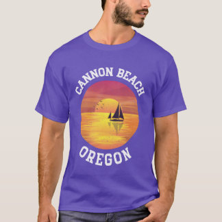 Vintage Cannon Beach Oregon Retro 70s gift T-Shirt