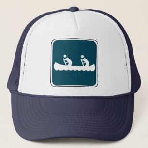 Vintage Canoe Sign Trucker Hat
