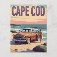 Vintage Cape Cod MA Travel Surfing