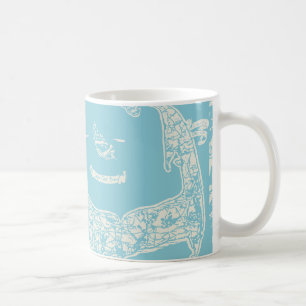 Vintage Cape Cod Map Coffee Mug