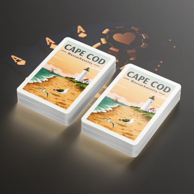 Vintage Cape Cod Massachusetts Playing Cards (Creator Uploaded)