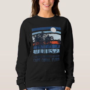 Vintage Cape Coral Florida Summer Travel 80s Beach Sweatshirt