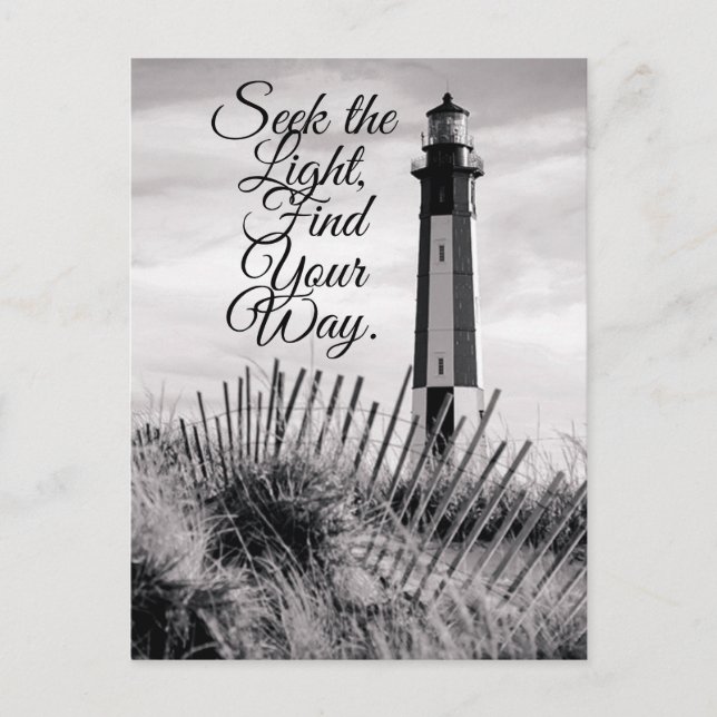 Vintage Cape Henry Lighthouse Postcard (Front)