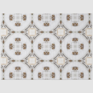 Vintage Cappuccino Coffee Pastel Christmas No 10 Tissue Paper