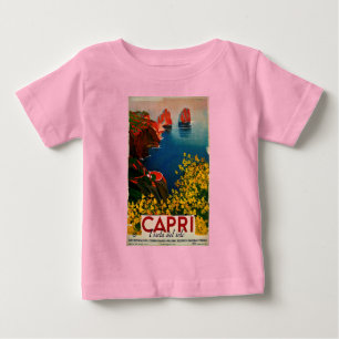 Vintage Capri L'Isola del Sole Italy Baby T-Shirt
