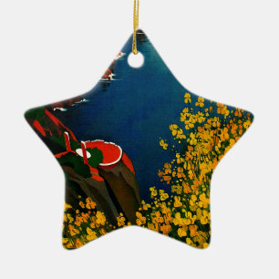 Vintage Capri L'Isola del Sole Italy Ceramic Ornament