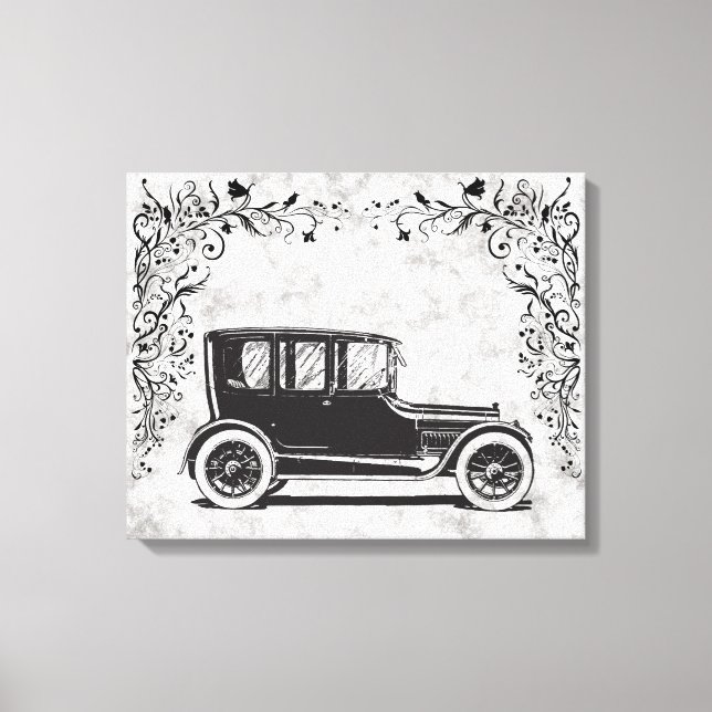 Vintage Car 4 Canvas Print (Front)