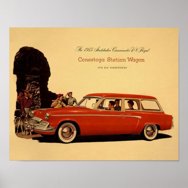 Vintage Car Advertisement  Poster (Front)
