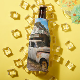 Vintage Car And Garage, Bottle Cooler