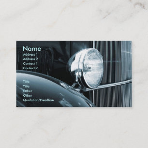 Vintage Car Business Card