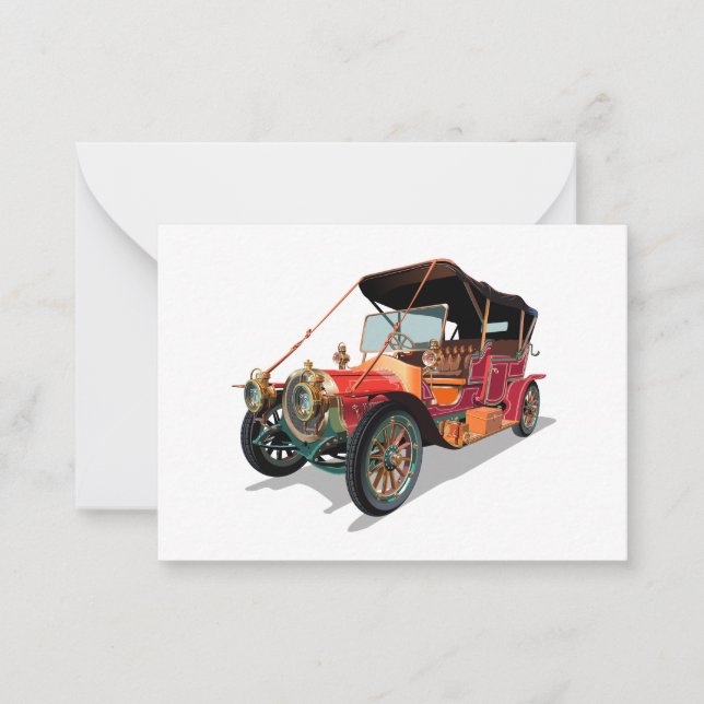 Vintage car card (Front)