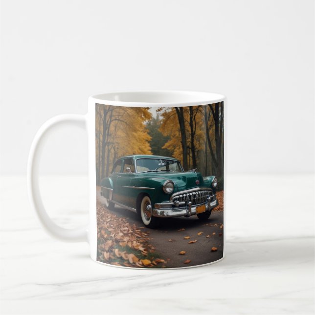 Vintage Car Coffee Mug (Left)