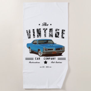 Vintage Car Company GTO Beach Towel