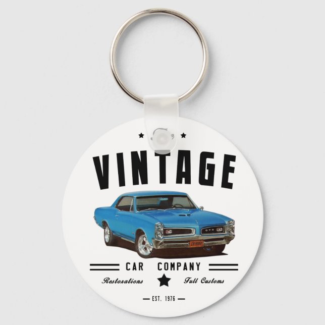Vintage Car Company GTO Keychain (Front)