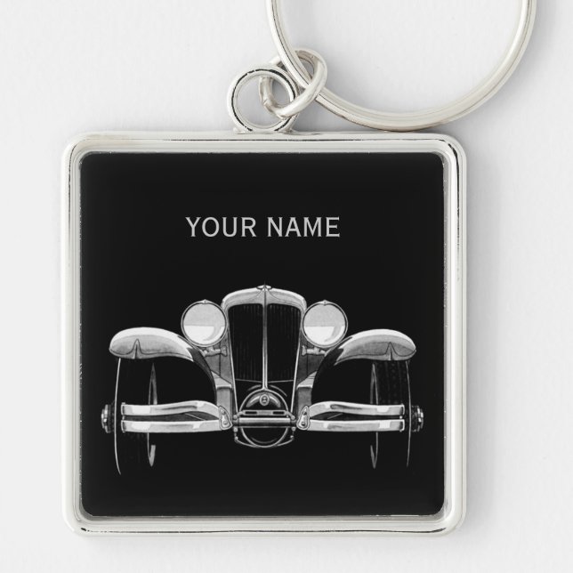 Vintage car custom key chain (Front)