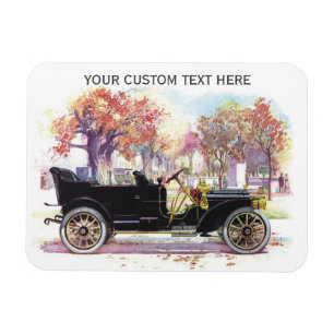 Vintage car custom magnet