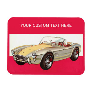 Vintage car custom magnet