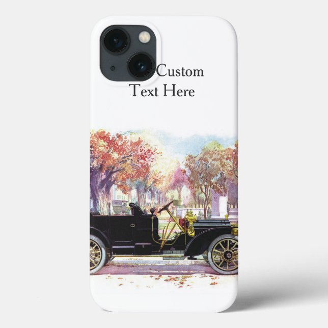 Vintage car custom monogram cases (Back)