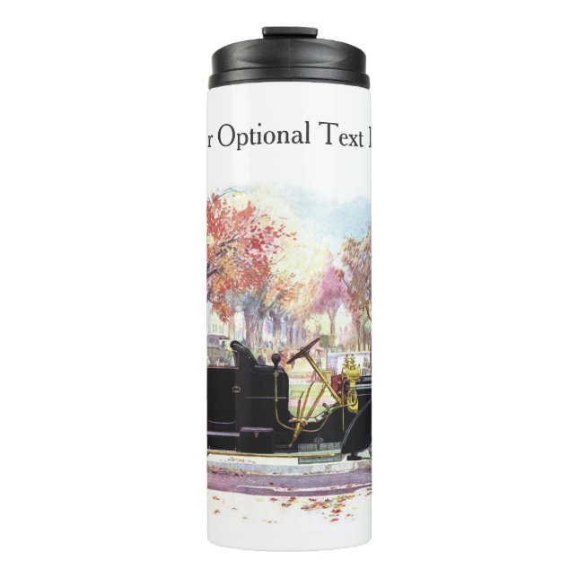 Vintage car custom tumbler (Front)