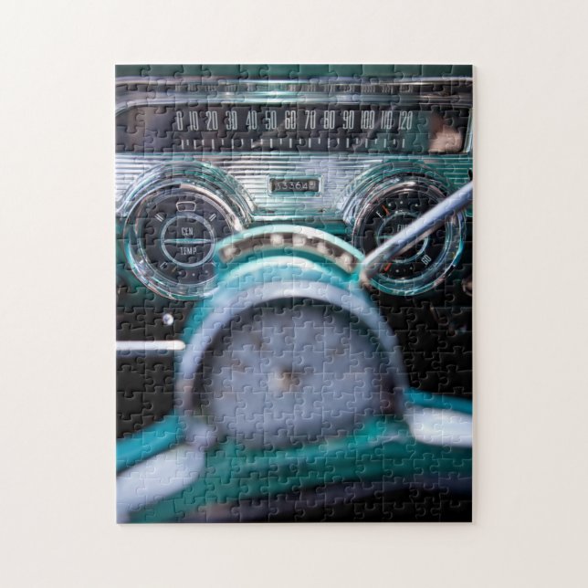 Vintage Car Dash Jigsaw Puzzle (Vertical)