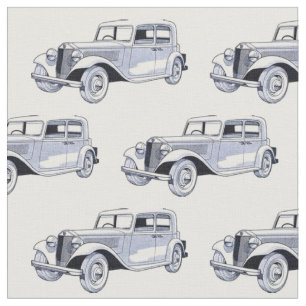 Vintage Car Fabric