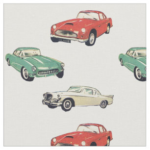 Vintage Car Fabric
