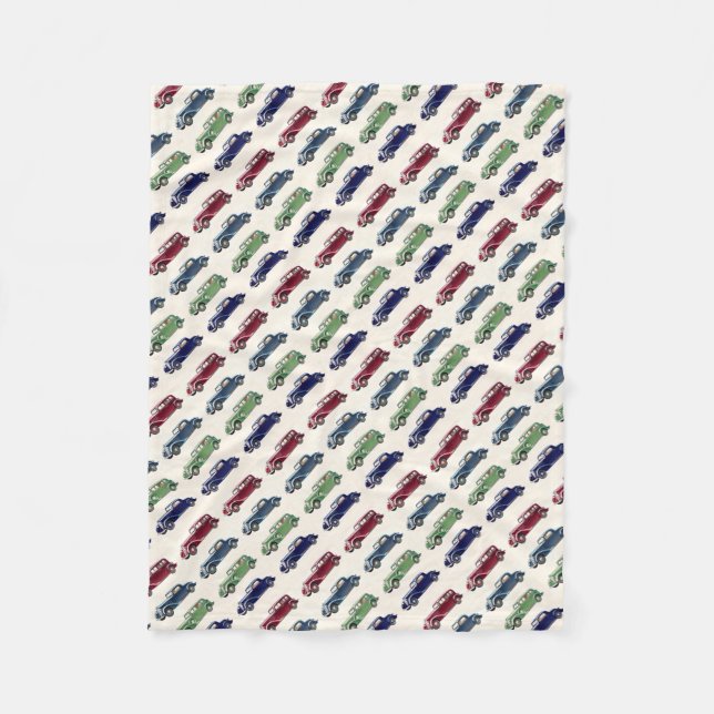 Vintage car fleece blankets (Front)