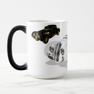 Vintage Car Graphic Caricature Image Mug