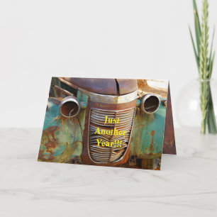 Vintage Car Grille Card