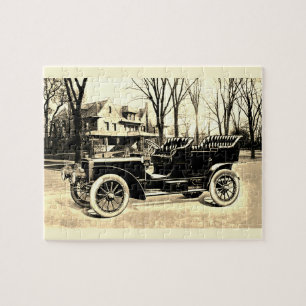 Vintage car jigsaw puzzle