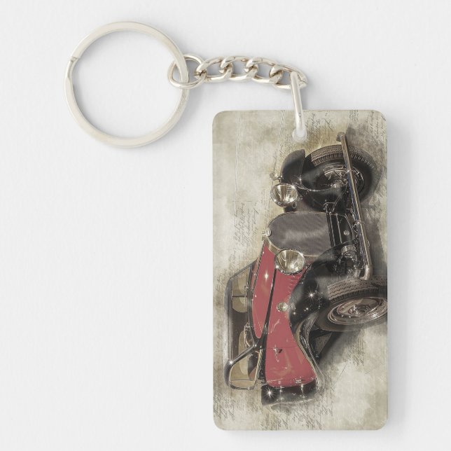Vintage Car Keychain (Front)