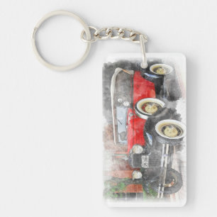 Vintage Car Keychain