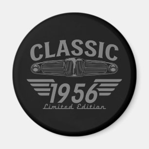 Vintage Car Lover 1956 Made in 1956 70th Birthday Magnet
